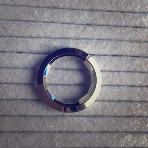 Large Silver Prism Locket Face